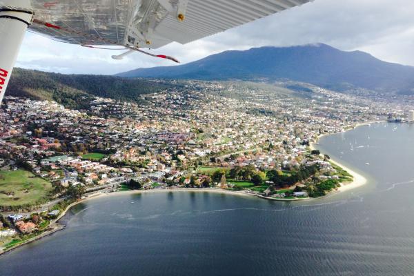 View From the Sea Plane in Hobart