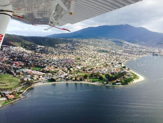 View From the Sea Plane in Hobart